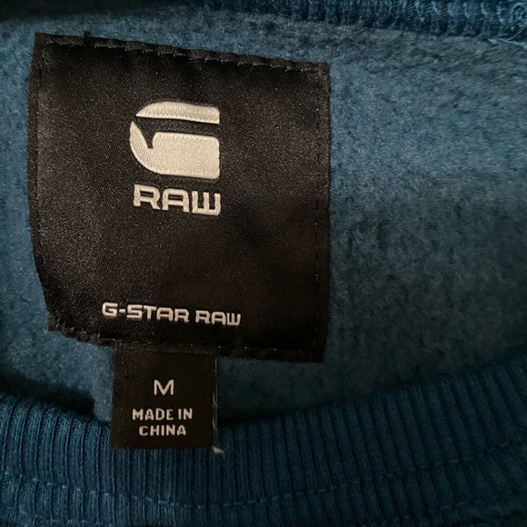 G-Star Premium Core 2.0 Medium Blue Sweater - Picture 7 of 8